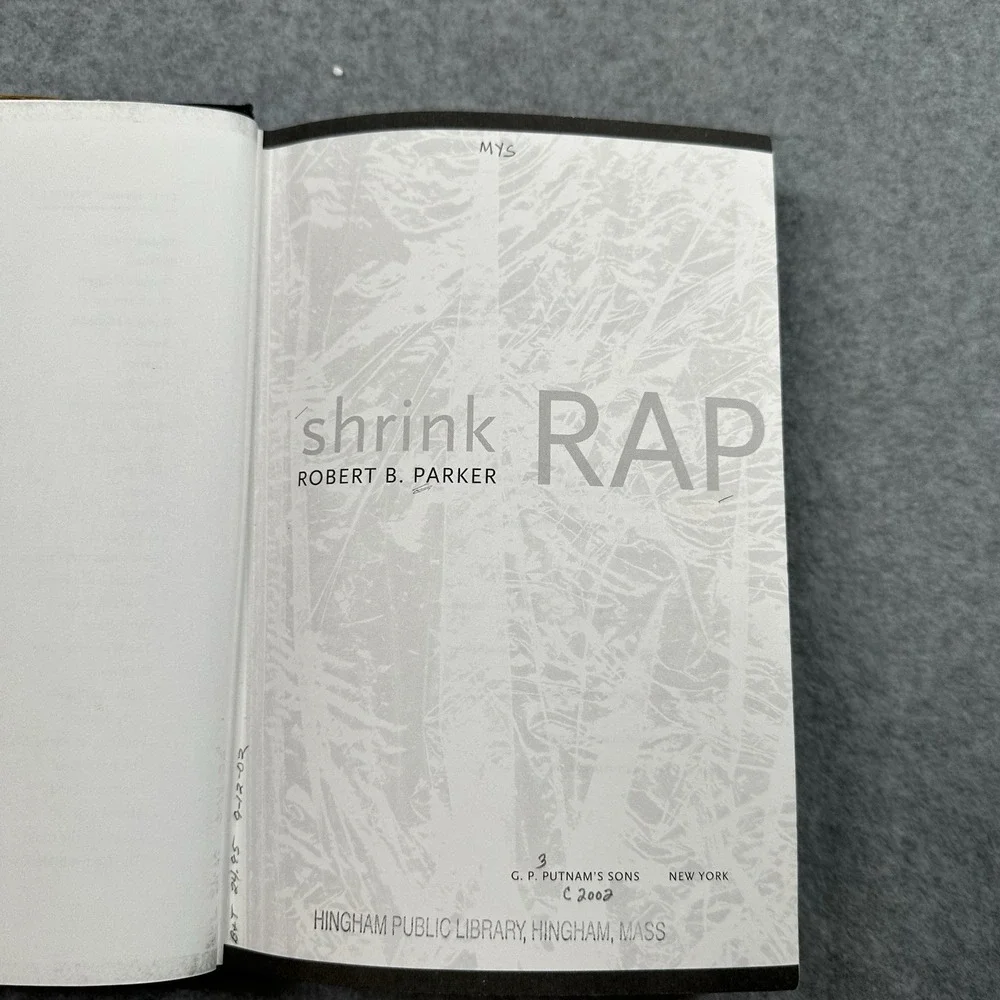Robert B Parker 3 HC DJ Lot Shrink Rap Resolution Sixkill‎ 1st Ed NOTE